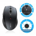 TeckNet EWM01308GA01 (BM308) Bluetooth Mouse - ергономична безжична мишка с блутут (за PC) (сива) 6