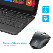 TeckNet EWM01308GA01 (BM308) Bluetooth Mouse - ергономична безжична мишка с блутут (за PC) (сива) 4