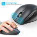 TeckNet EWM01308GA01 (BM308) Bluetooth Mouse - ергономична безжична мишка с блутут (за PC) (сива) 7