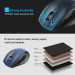 TeckNet EWM01308LA01 (BM308) Bluetooth Mouse - ергономична безжична мишка с блутут (за PC) (синя) 4
