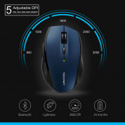 TeckNet EWM01308LA01 (BM308) Bluetooth Mouse - ергономична безжична мишка с блутут (за PC) (синя) 4