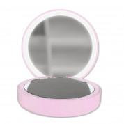4smarts Power Bank PocketMirror 4000 mAh - външна батерия с вградени огледала и LED подсветка (розов) 1