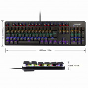TeckNet X10707 LED Illuminated Mechanical Gaming Keyboard 1