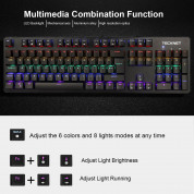 TeckNet X10707 LED Illuminated Mechanical Gaming Keyboard 3
