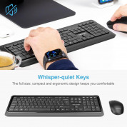 Tecknet Wireless Keyboard and Mouse Set X10616  - комплект безжични клавиатура и мишка (черен) 6