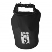 Ocean Pack Waterproof 5l - водонепромокаема чанта с презрамка за рамо, за вещи и различни предмети (черен)