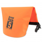 Ocean Pack Waterproof 5l - водонепромокаема чанта с презрамка за рамо, за вещи и различни предмети (оранжев) 2