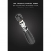 SGUAI Smart Bottle - умна бутилка за вода, с вградени сензори за температура (черен) 3