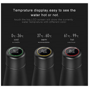 SGUAI Smart Bottle - умна бутилка за вода, с вградени сензори за температура (черен) 5