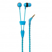 Wraps Talk In-Ear Earphones - иновативни слушалки (гривна) с микрофон за iPhone и мобилни устройства (син) 1
