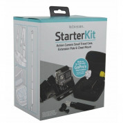 Kitvision Action Camera Starter Kit - комплект калъф за GoPro и екшън камери, нагръдник (ремък за рамена) и монопод (селфи стик) 5