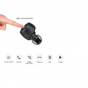 Padmate Tempo X12 TWS In-Ear Headset - безжични Bluetooth слушалки с микрофон за мобилни устройства (черен)  5