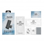 Eiger 3D Glass Case Friendly Curved Tempered Glass - калено стъклено защитно покритие с извити ръбове за целия дисплей на Samsung Galaxy Note 10 (черен-прозрачен) 2