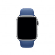 Apple Sport Band S/M & M/L - оригинална силиконова каишка за Apple Watch 42мм, 44мм (син) (retail) 1
