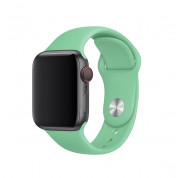 Apple Sport Band S/M & M/L - оригинална силиконова каишка за Apple Watch 42мм, 44мм (зелен) (retail)