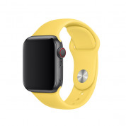 Apple Sport Band S/M & M/L - оригинална силиконова каишка за Apple Watch 38мм, 40мм (жълт) (retail)