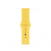 Apple Sport Band S/M & M/L - оригинална силиконова каишка за Apple Watch 42мм, 44мм (жълт) (retail) 2