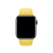 Apple Sport Band S/M & M/L - оригинална силиконова каишка за Apple Watch 42мм, 44мм (жълт) (retail) 1