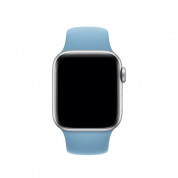 Apple Sport Band S/M & M/L - оригинална силиконова каишка за Apple Watch 38мм, 40мм (светлосин) (retail) 1