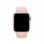 Apple Watch Sport Band Pink Sand - оригинална силиконова каишка за Apple Watch 38мм, 40мм, 41мм (розов пясък) (ритейл опаковка) 1