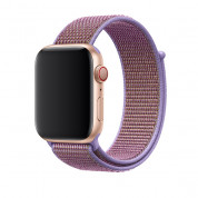 Apple Lilac Sport Loop - оригинална текстилна каишка за Apple Watch 38мм, 40мм (лилав)