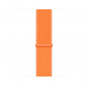 Apple Papaya Sport Loop - оригинална текстилна каишка за Apple Watch 38мм, 40мм, 41мм (оранжев) 2