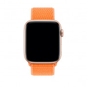 Apple Papaya Sport Loop - оригинална текстилна каишка за Apple Watch 38мм, 40мм, 41мм (оранжев) 1