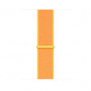 Apple Canary Yellow Sport Loop - оригинална текстилна каишка за Apple Watch 38мм, 40мм, 41мм (жълт) 2