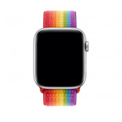 Apple Pride Edition Sport Loop - оригинална текстилна каишка за Apple Watch 42мм, 44мм (шарен) 1