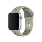Apple Watch Nike+ Sport Band - оригинална силиконова каишка за Apple Watch 38мм, 40мм (тъмнозелен) 