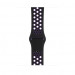 Apple Watch Nike+ Sport Band - оригинална силиконова каишка за Apple Watch 38мм, 40мм (черен-лилав)  3