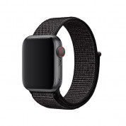 Apple Watch Nike Sport Loop - оригинална текстилна каишка за Apple Watch 38мм, 40мм (черен)