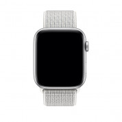 Apple Watch Nike Sport Loop - оригинална текстилна каишка за Apple Watch 42мм, 44мм (бял) 1