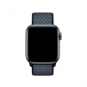 Apple Watch Nike Sport Loop - оригинална текстилна каишка за Apple Watch 38мм, 40мм (черен-лилав) 1