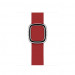 Apple Modern Buckle Band Small - оригинална кожена каишка за Apple Watch 38мм, 40мм, 41мм (червен) 3