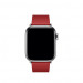 Apple Modern Buckle Band Medium - оригинална кожена каишка за Apple Watch 38мм, 40мм, 41мм (червен) 2