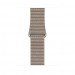 Apple Stone Leather Loop Medium - оригинална кожена каишка за Apple Watch 42мм, 44мм (бежов) 3