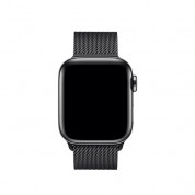 Apple Milanese Loop Stainless Steel - оригинална стоманена каишка за Apple Watch 38мм, 40мм (черен)  1
