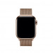 Apple Milanese Loop Stainless Steel - оригинална стоманена каишка за Apple Watch 38мм, 40мм, 41мм (златист)  2