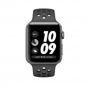 Apple Watch Nike+ Series 3, 38mm Space Gray Aluminum Case with Anthracite/Black Nike Sport Band, GPS - умен часовник от Apple  1