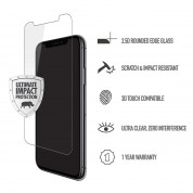 Skech Protection 360 Plus Pack - комплект удароустойчив кейс, стъклено защитно покритие и Lightning USB кабел за iPhone XS, iPhone X (брокат) 4