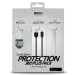 Skech Protection 360 Plus Pack - комплект удароустойчив кейс, стъклено защитно покритие и Lightning USB кабел за iPhone XR (брокат) 1