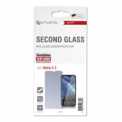 4smarts Second Glass 2D Limited Cover - калено стъклено защитно покритие за дисплея на Nokia 2.2 (прозрачен) 2