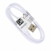 Samsung USB DataCable ECB-DU68WE - оригинален microUSB кабел за Samsung мобилни телефони (80 см) (бял) (bulk)