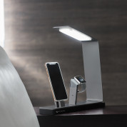 4smarts Inductive Charging Station with LED Lamp TwinDock Wireless - поставка за безжично захранване за iPhone и Apple Watch с LED лампа (черен) 6