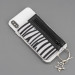 4smarts DressUP Zip with Finger Ring - джоб с цип за документи и карти, прикрепяща се към всяко мобилно устройство (бял-черен) 3