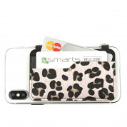 4smarts DressUP Biz with Wrist Strap  - джоб с цип за документи и карти, прикрепяща се към всяко мобилно устройство (леопард) 1