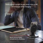 TwelveSouth HiRise Wireless 2-in-1 Desktop Charging Stand - поставка (пад) за безжично захранване за QI съвместими устройства (черен) 5