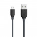 Anker PowerLine microUSB Cable - качествен кабел за зареждане на устройства с microUSB порот (90 см) (черен) 1