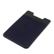4smarts DressUP Anti-RFID Backpack - поставка тип джоб за документи и карти с RFID защита (син)
